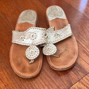 Jack Rogers Women's Tan Leather Sandals